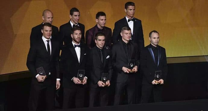 FIFA Ballon d'Or: Izabran idealni tim u 2014. godini FIFA Ballon d'Or: Izabran idealni tim u 2014. godini