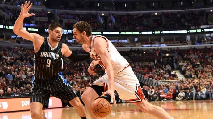 VIDEO: Vučević poslao Gasola na parket! VIDEO: Vučević poslao Gasola na parket!