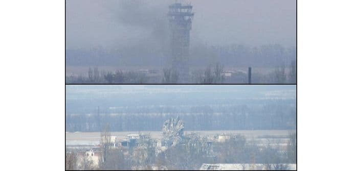 Srušen toranj na aerodromu u Donjecku Srušen toranj na aerodromu u Donjecku