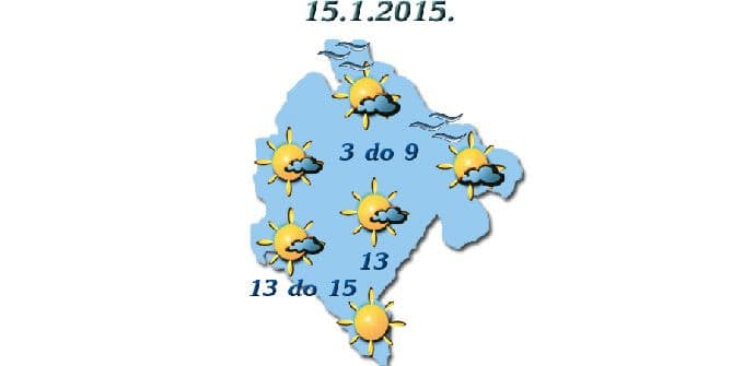 ZHMSCG: Sjutra pretežno sunčano, najviša temperatura 15 stepeni ZHMSCG: Sjutra pretežno sunčano, najviša temperatura 15 stepeni