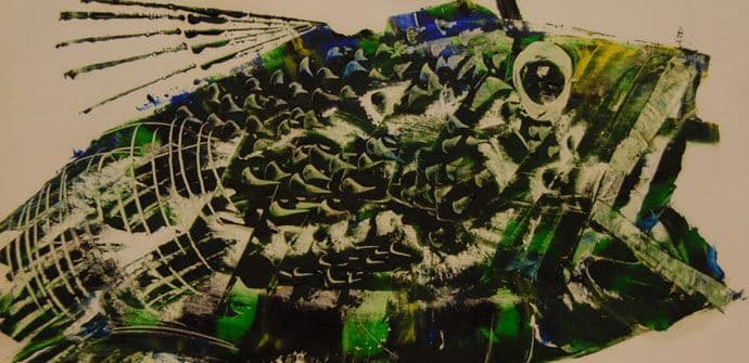 "Podmorske" slike Mileta Albijanića u Porto Montenegru "Podmorske" slike Mileta Albijanića u Porto Montenegru