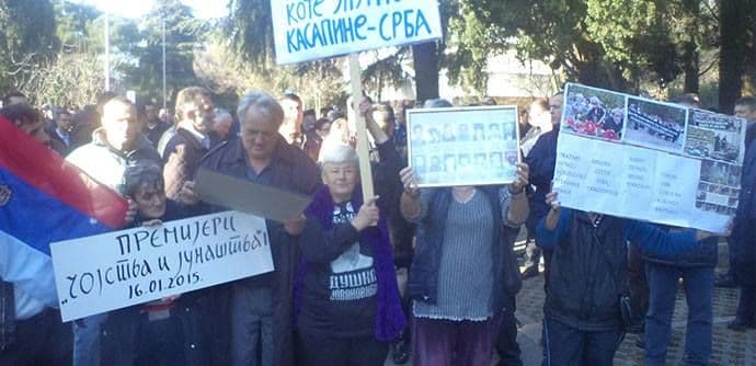 FOTO: Protest zbog dolaska Tačija FOTO: Protest zbog dolaska Tačija