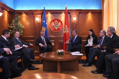 Đukanović- Tači: Dobri odnosi u pravcu evroatlantske budućnosti Đukanović- Tači: Dobri odnosi u pravcu evroatlantske budućnosti