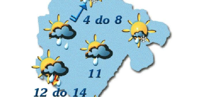 I sjutra kišovito, temperatura do 14 stepeni I sjutra kišovito, temperatura do 14 stepeni