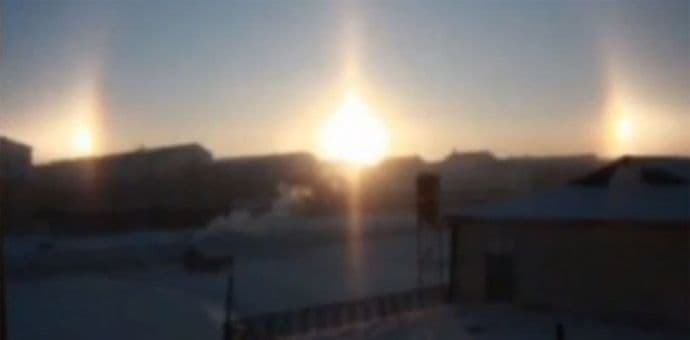 VIDEO: Tri sunca na nebu iznad Mongolije VIDEO: Tri sunca na nebu iznad Mongolije