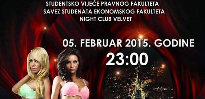 FOTO: “Neobičan” plakat za žurku studenata prava i ekonomije FOTO: “Neobičan” plakat za žurku studenata prava i ekonomije