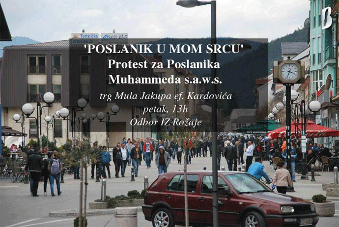 Rožaje: U petak protest zbog karikatura proroka Muhameda Rožaje: U petak protest zbog karikatura proroka Muhameda