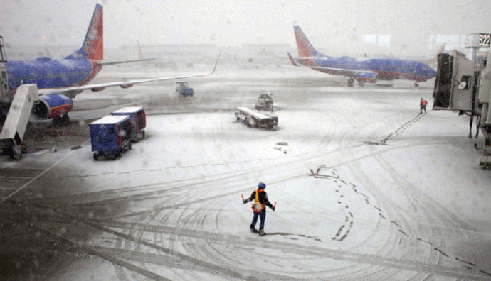 SAD: Sniježna oluja otkazala 2.000 letova SAD: Sniježna oluja otkazala 2.000 letova