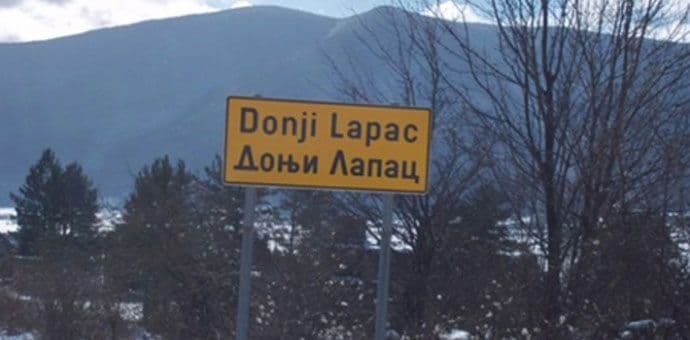 Prve ćirilične table na putevima u Hrvatskoj Prve ćirilične table na putevima u Hrvatskoj