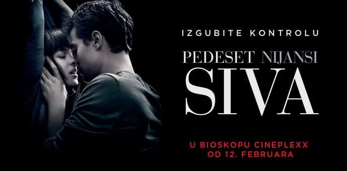 CINEPLEXX: Na repertoaru „50 Nijansi siva“, „Kingsman: Tajna služba“ i „Sniježna kraljica 2“ CINEPLEXX: Na repertoaru „50 Nijansi siva“, „Kingsman: Tajna služba“ i „Sniježna kraljica 2“