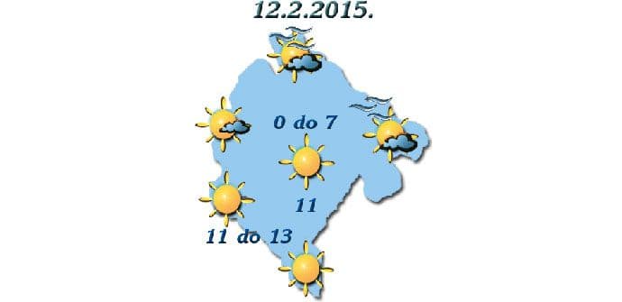 ZHMSCG: Sunčano, ujutro moguć mraz ZHMSCG: Sunčano, ujutro moguć mraz