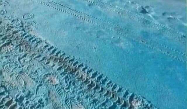 VIDEO: Na Čeljabinsk pao plavi snijeg VIDEO: Na Čeljabinsk pao plavi snijeg