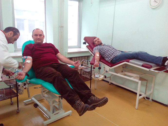 Krv doniralo 70 dobrovoljnih davalaca Krv doniralo 70 dobrovoljnih davalaca