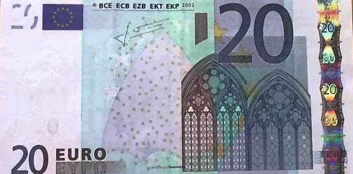 Nova novčanica od 20 eura Nova novčanica od 20 eura