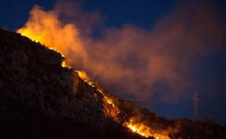 Ugašen požar iznad Budve Ugašen požar iznad Budve