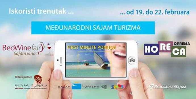 Mimoza zaštitni znak crnogorskog štanda na sajmu u Beogradu Mimoza zaštitni znak crnogorskog štanda na sajmu u Beogradu