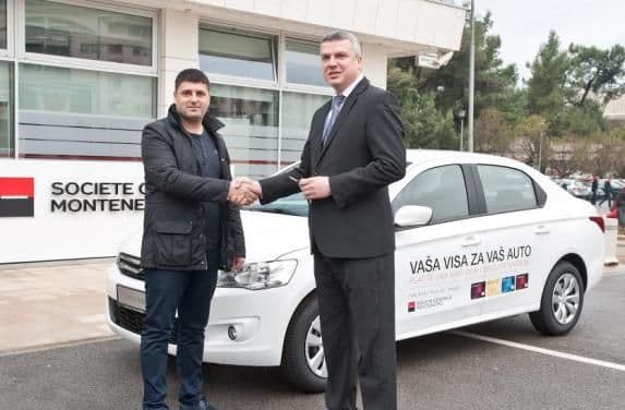Societe Generale Montenegro: Aldin Hodžić dobitnik Citroena C-Eysee Societe Generale Montenegro: Aldin Hodžić dobitnik Citroena C-Eysee