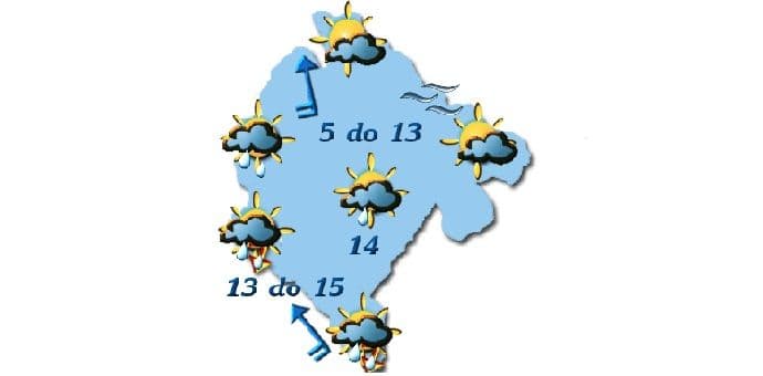 ZHMSCG: Na sjeveru suvo, na jugu kiša i grmljavina ZHMSCG: Na sjeveru suvo, na jugu kiša i grmljavina