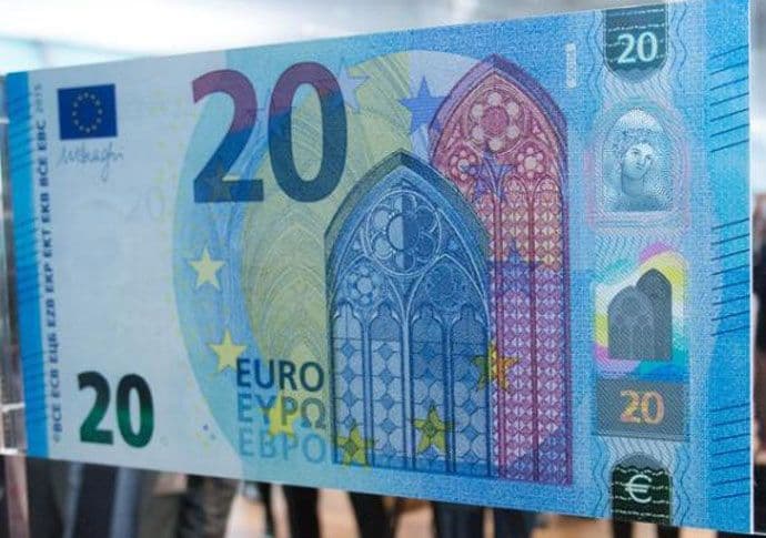 Predstavljena nova novčanica od 20 eura Predstavljena nova novčanica od 20 eura