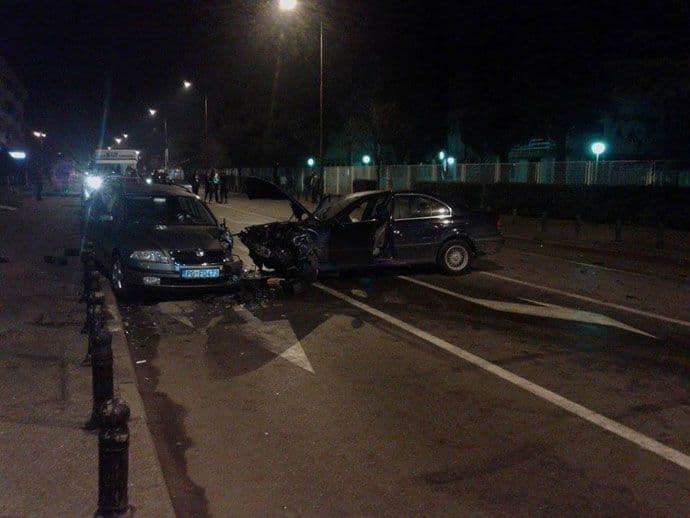 Podgorica: Težak sudar na Zabjelu Podgorica: Težak sudar na Zabjelu