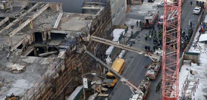 Djelimično se urušila zgrada na Menhetnu (VIDEO) Djelimično se urušila zgrada na Menhetnu (VIDEO)