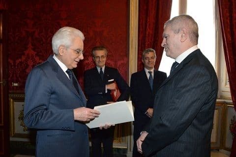 Sbutega uručio akreditive predsjedniku Matareli Sbutega uručio akreditive predsjedniku Matareli