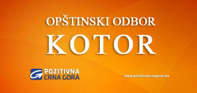 Izabrano Predsjedništvo OO Pozitivne Kotor Izabrano Predsjedništvo OO Pozitivne Kotor