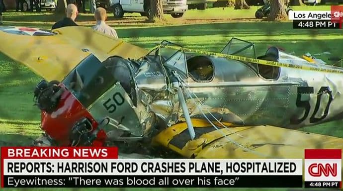 (VIDEO) Harison Ford povrijeđen u avionskoj nesreći (VIDEO) Harison Ford povrijeđen u avionskoj nesreći