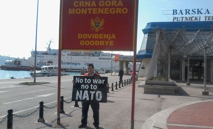 BAR: Protest zbog dolaska NATO broda BAR: Protest zbog dolaska NATO broda