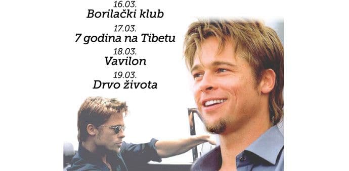 Ciklus filmova sa Bredom Pitom u DODEST-u Ciklus filmova sa Bredom Pitom u DODEST-u