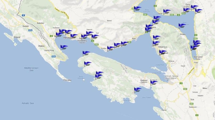 U zakup 58 plaža u Boki i Budvi U zakup 58 plaža u Boki i Budvi