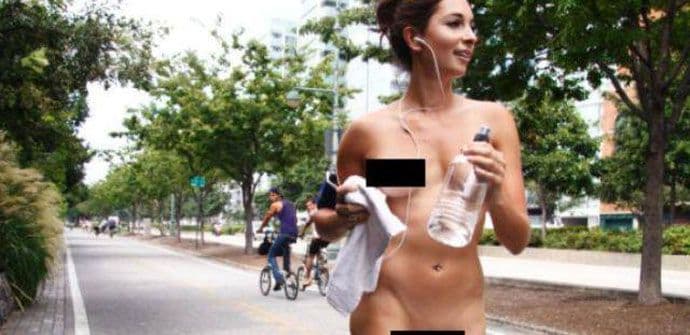 Prošetala gola gradom da bi dokazala koliko je moda besmislena Prošetala gola gradom da bi dokazala koliko je moda besmislena