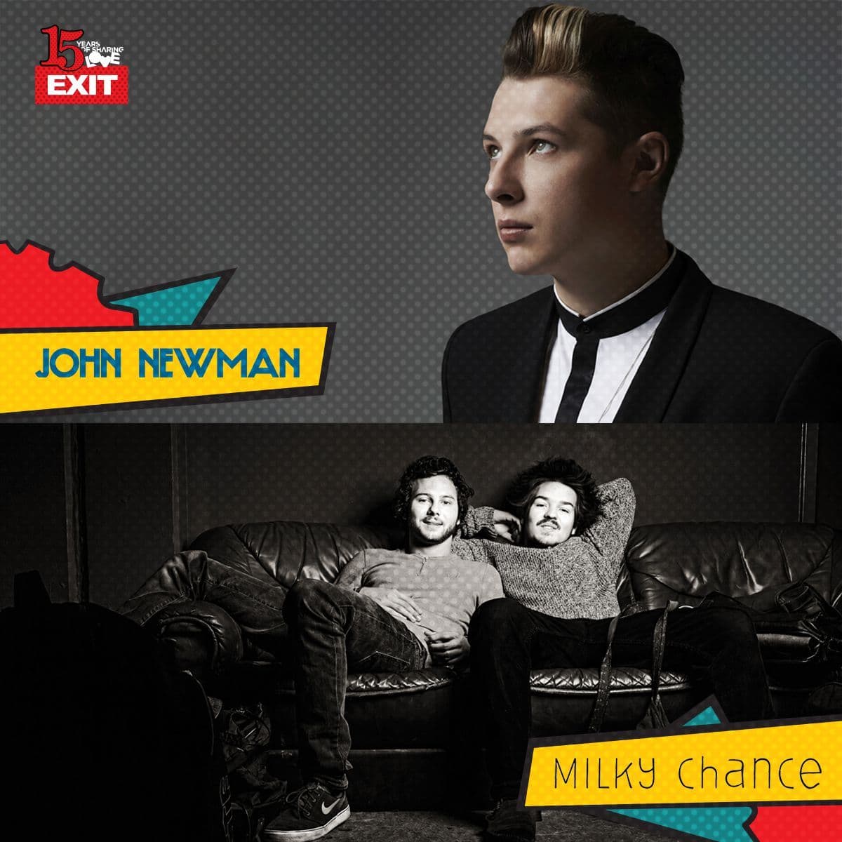 John Newman i Milky Chance na Exit donose najslušanije planetarne hitove! John Newman i Milky Chance na Exit donose najslušanije planetarne hitove!