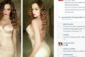 SEKSI SEVE: Pjevačica izašla na binu obučena kao za krevet