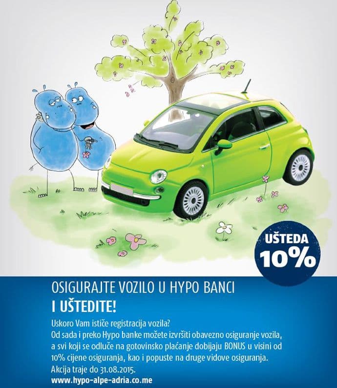 10 odsto popusta na osiguranje vozila preko HAAB 10 odsto popusta na osiguranje vozila preko HAAB