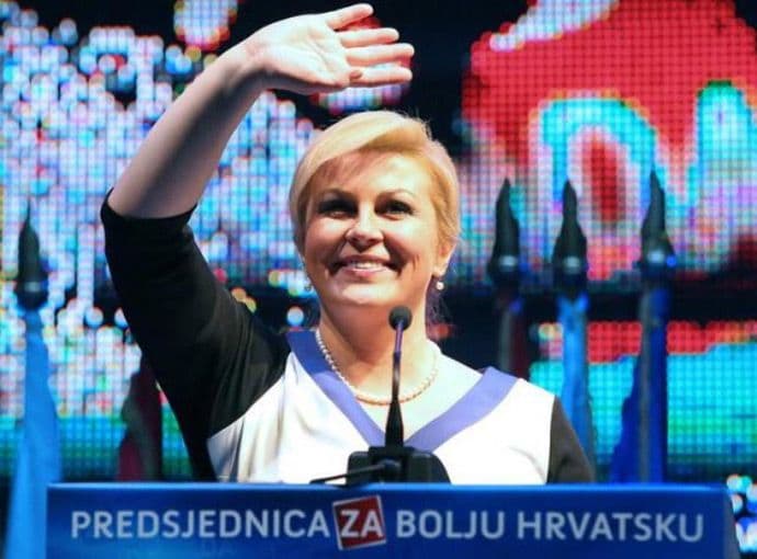 Grabar-Kitarović pozdravila odluku Haga Grabar-Kitarović pozdravila odluku Haga