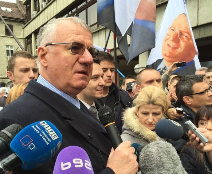 Šešelj: Srećan sam zbog hrvatske zastave Šešelj: Srećan sam zbog hrvatske zastave