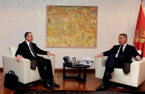 Đukanović-Del Fante: Podmorski kabl biće završen u roku  Đukanović-Del Fante: Podmorski kabl biće završen u roku