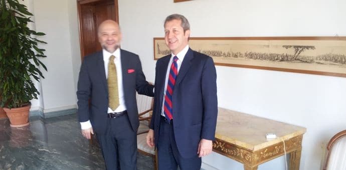 Radulović i Dela Vedova u susret dolasku italijanskog predsjednika u CG Radulović i Dela Vedova u susret dolasku italijanskog predsjednika u CG