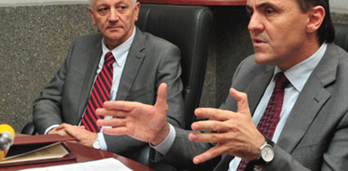 Žugić i Dakić sa zvaničnicima MMF-a na proljećnom zasjedanju   Žugić i Dakić sa zvaničnicima MMF-a na proljećnom zasjedanju