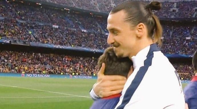 VIDEO: Zagrljaj Mesija i Ibrahimovića VIDEO: Zagrljaj Mesija i Ibrahimovića