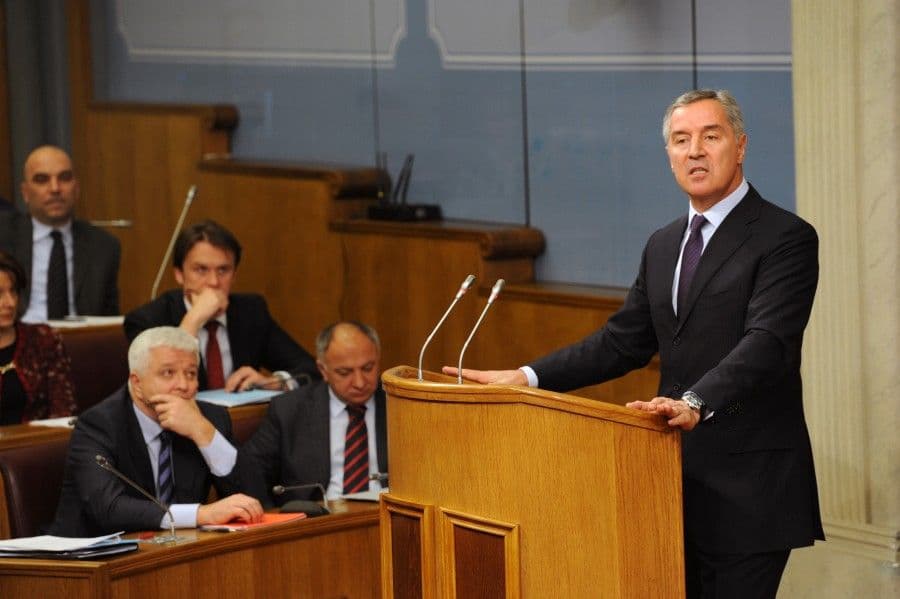 Đukanović danas u parlamentu Đukanović danas u parlamentu