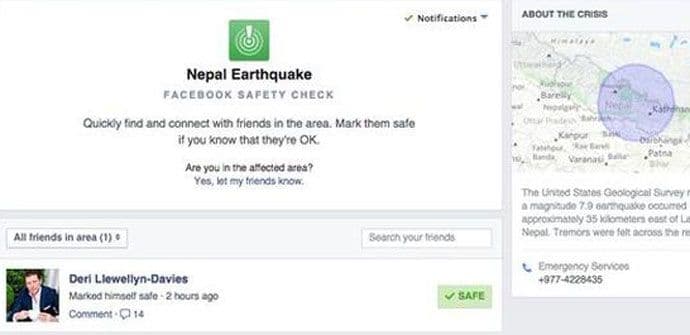 Nakon zemljotresa Facebook aktivirao aplikaciju koja provjerava jeste li na sigurnom Nakon zemljotresa Facebook aktivirao aplikaciju koja provjerava jeste li na sigurnom