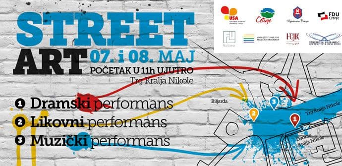 TO Cetinje organizuje projekat “Street art” TO Cetinje organizuje projekat “Street art”
