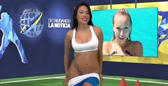 VIDEO: Izvještavala o Ronaldu i ostala bez odjeće VIDEO: Izvještavala o Ronaldu i ostala bez odjeće