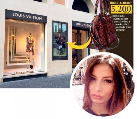 RIM: Ljepotica iz Srbije opljačkala radnju "Luj Viton" RIM: Ljepotica iz Srbije opljačkala radnju "Luj Viton"