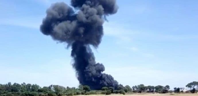 Na jugu Španije pao vojni avion "erbas" Na jugu Španije pao vojni avion "erbas"