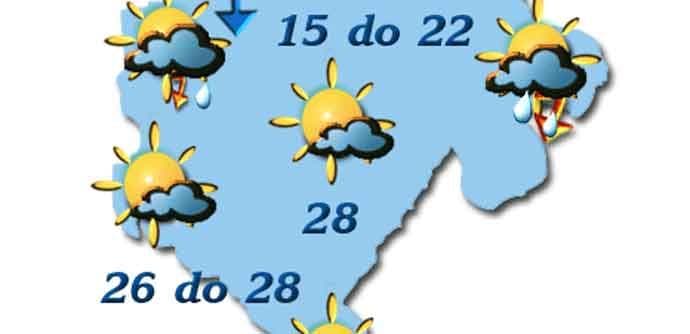 Sjutra promjenljivo, na sjeveru kiša Sjutra promjenljivo, na sjeveru kiša