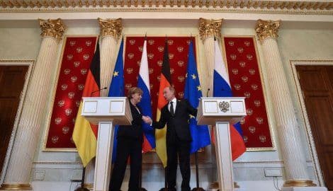 Merkel s Putinom u Moskvi Merkel s Putinom u Moskvi