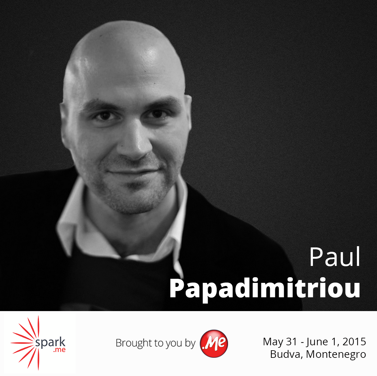 Novi Spark.me govornik Paul Papadimitrou Novi Spark.me govornik Paul Papadimitrou